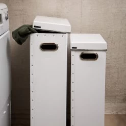 Box Wäsche/Recycling Klein Weiß -Heimtextilien Geschäft 300258 12443