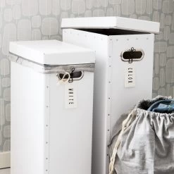 Box Wäsche/Recycling Groß Weiß -Heimtextilien Geschäft 300259 12987