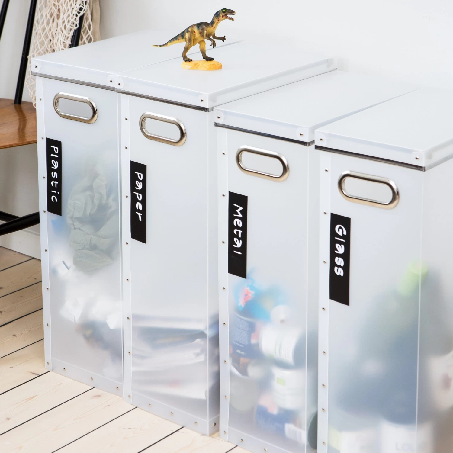 Box Wäsche/Recycling Klein Plastik 4 Box Wäsche/Recycling Klein Plastik – Bild 2