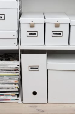 Box Lasche Schmal Weiß -Heimtextilien Geschäft 300280 10874