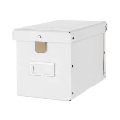 Box Lasche Schmal Weiß