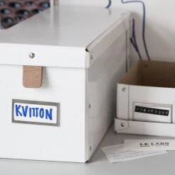 Box Lasche Schmal Weiß -Heimtextilien Geschäft 300280 14362