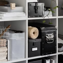 Box Lasche Schmal Graphit -Heimtextilien Geschäft 300282 13331