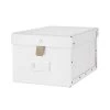 Box Lasche Breit Weiß -Heimtextilien Geschäft 300306 11547