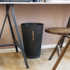 Papierkorb Riemen 45 Cm Grafit -Heimtextilien Geschäft 300310 20643