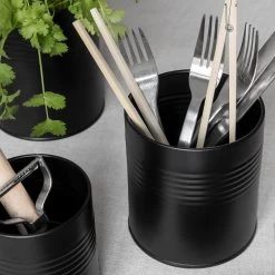 Dose Konserve Medium Schwarz -Heimtextilien Geschäft 300486 17465