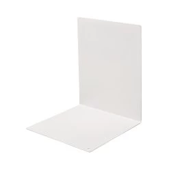 Buchstütze Metall Weiß