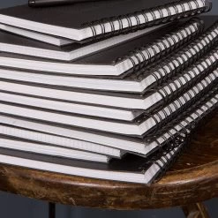 Notizblock A4 Unliniert Graphit -Heimtextilien Geschäft 300594 12463