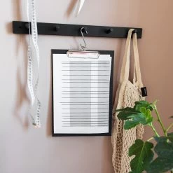 Klemmbrett Schwarz -Heimtextilien Geschäft 300608 20648