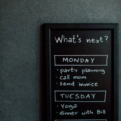 Schreibtafel 20x60cm Schwarz -Heimtextilien Geschäft 300706 28788