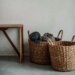 Korb Abaca Rund Griff Groß -Heimtextilien Geschäft 301179 28087