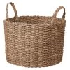 Korb Abaca Rund Griff Groß 2 Korb Abaca Rund Griff Groß -Heimtextilien Geschäft 301179 4575