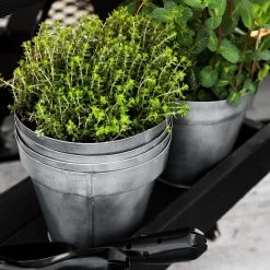 Blumentopf Ø 20 Cm Zink -Heimtextilien Geschäft 301367 16659