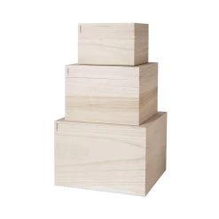 Box Holz Deckel Mittel -Heimtextilien Geschäft 301635 12020