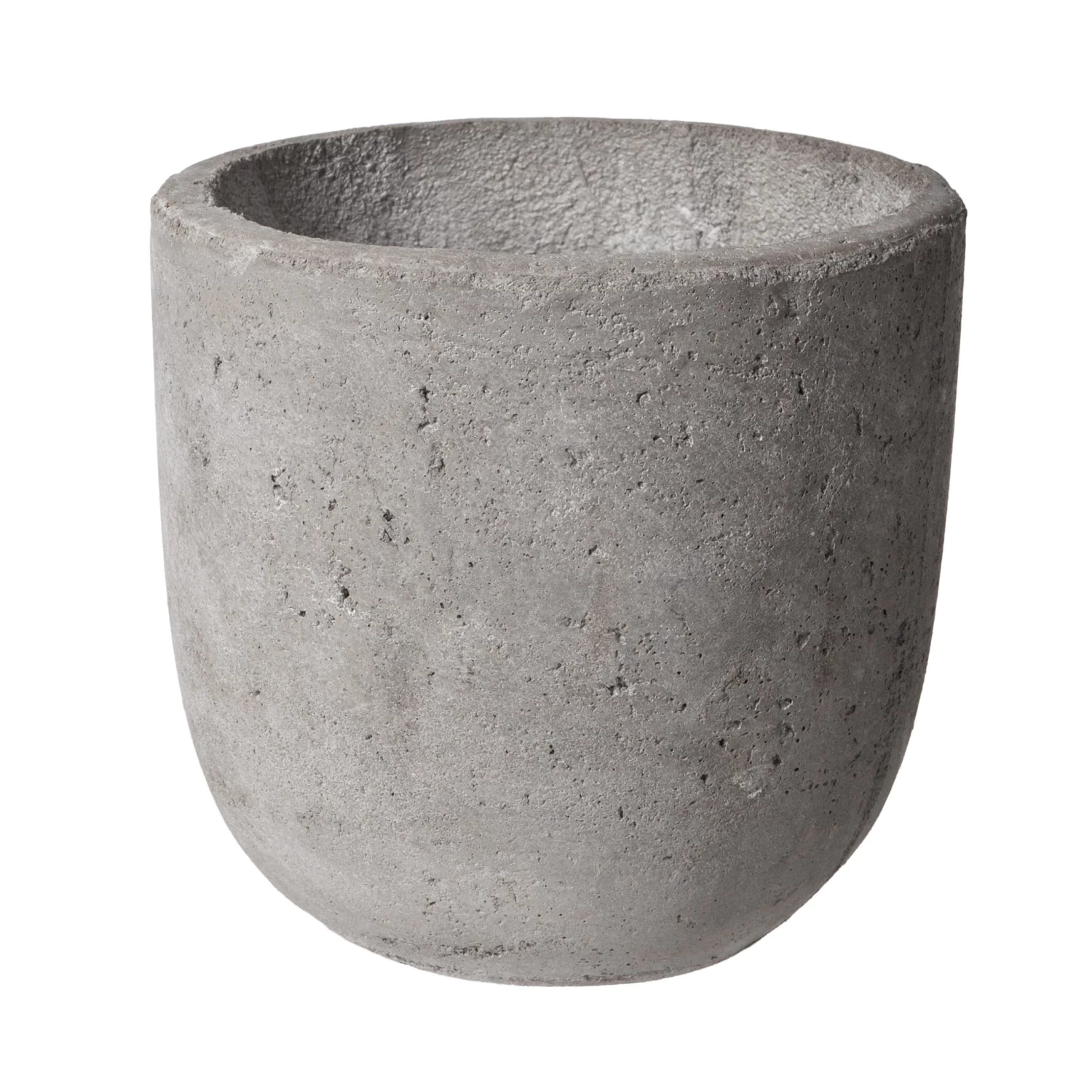 Blumentopf Beton Rund Ø15cm 3 Blumentopf Beton Rund Ø15cm