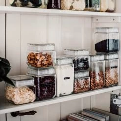 Glasdose Rechteckig 0,8L 11 Glasdose Rechteckig 0,8L -Heimtextilien Geschäft 302359 35005