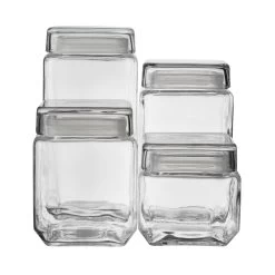 Glasdose Rechteckig 1,2L 9 Glasdose Rechteckig 1,2L -Heimtextilien Geschäft 302360 17190
