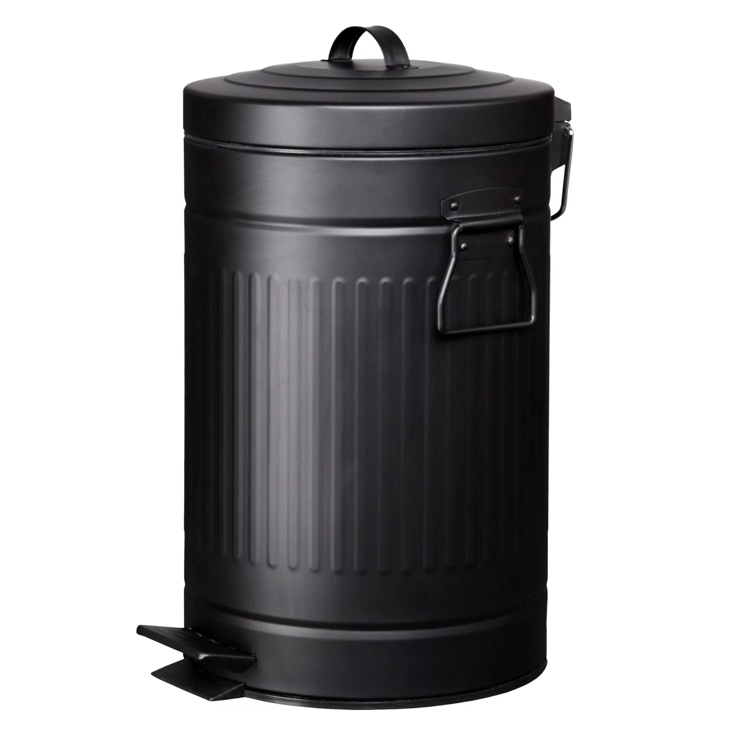 Treteimer 12 L Schwarz 3 Treteimer 12 L Schwarz