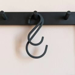 S-Haken Eisen 14 Cm Schwarz -Heimtextilien Geschäft 371434 20651
