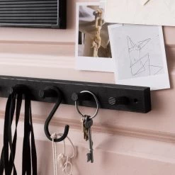 S-Haken Eisen 10 Cm Schwarz -Heimtextilien Geschäft 371437 14297