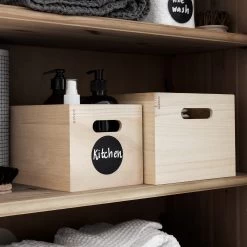 Box Holz Griff Mittel -Heimtextilien Geschäft 371734 15679