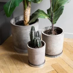 Blumentopf Beton Zylinder Ø24cm -Heimtextilien Geschäft 371962 21333 1