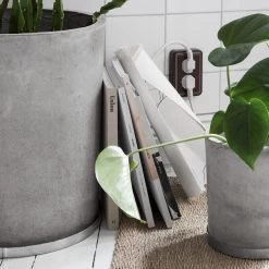 Blumentopf Beton Zylinder Ø40cm -Heimtextilien Geschäft 371964 14555