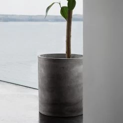 Blumentopf Beton Zylinder Ø40cm -Heimtextilien Geschäft 371964 17051