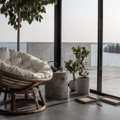 Hocker Beton Rund -Heimtextilien Geschäft 371965 17040