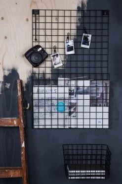 Aufbewahrungssystem Gitter Schwarz -Heimtextilien Geschäft 372183 10813