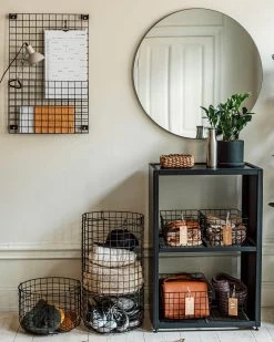 Aufbewahrungssystem Gitter Schwarz -Heimtextilien Geschäft 372183 37628