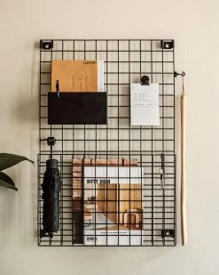 Aufbewahrungssystem Gitter Schwarz -Heimtextilien Geschäft 372183 37637