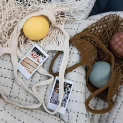 Netztasche Groß Natur -Heimtextilien Geschäft 372452 16765