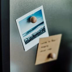 Magnet Holz Rund 6er-Pack -Heimtextilien Geschäft 372558 28801