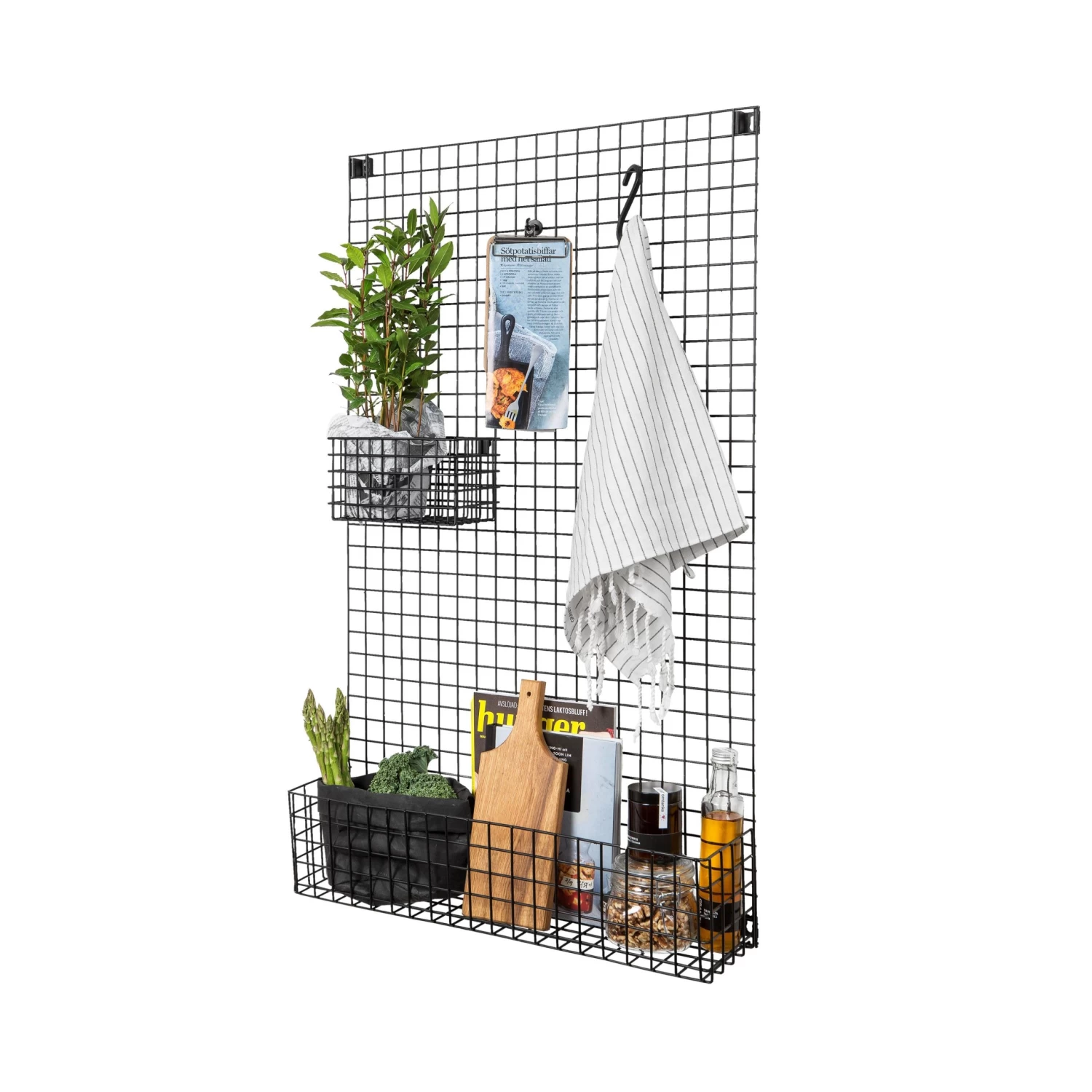 Aufbewahrungssystem Gitter Regal 4 Aufbewahrungssystem Gitter Regal – Bild 2