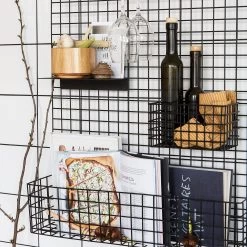 Aufbewahrungssystem Gitter Regal 9 Aufbewahrungssystem Gitter Regal -Heimtextilien Geschäft 372654 14667