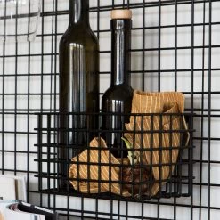 Korb Gitter Haken Schwarz -Heimtextilien Geschäft 372655 14660