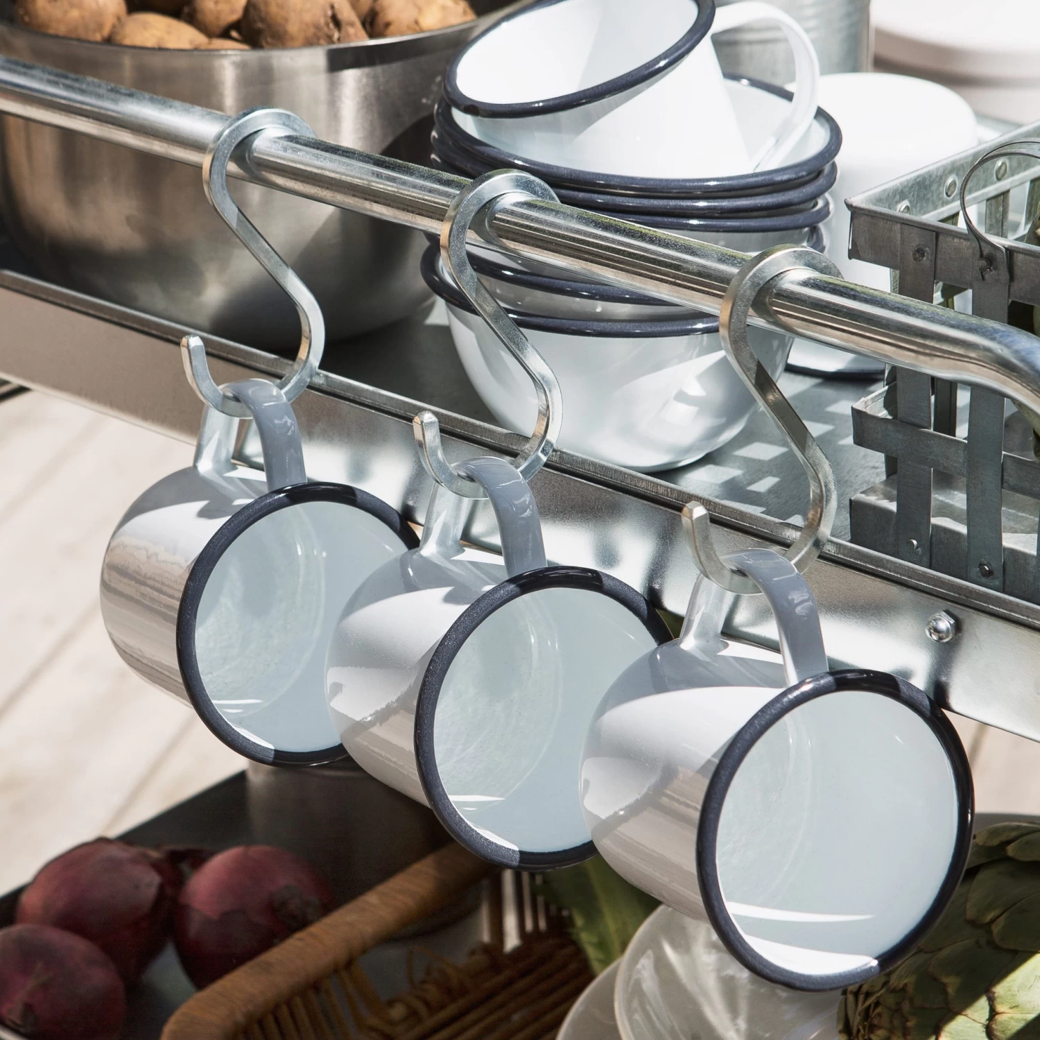 S-Haken Eisen 14 Cm Silber 6 S-Haken Eisen 14 Cm Silber – Bild 4