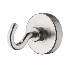 Haken Magnet Groß Silber