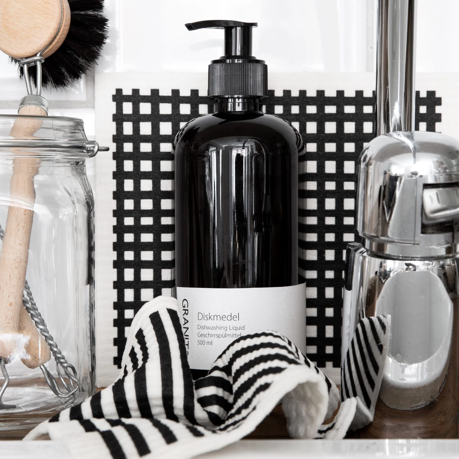 Spülbürste Holz Schwarz 4 Spülbürste Holz Schwarz – Bild 2