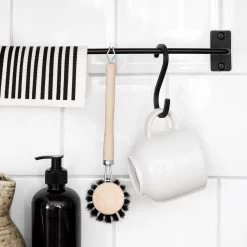 Spülbürste Holz Schwarz 10 Spülbürste Holz Schwarz -Heimtextilien Geschäft 373342 15691