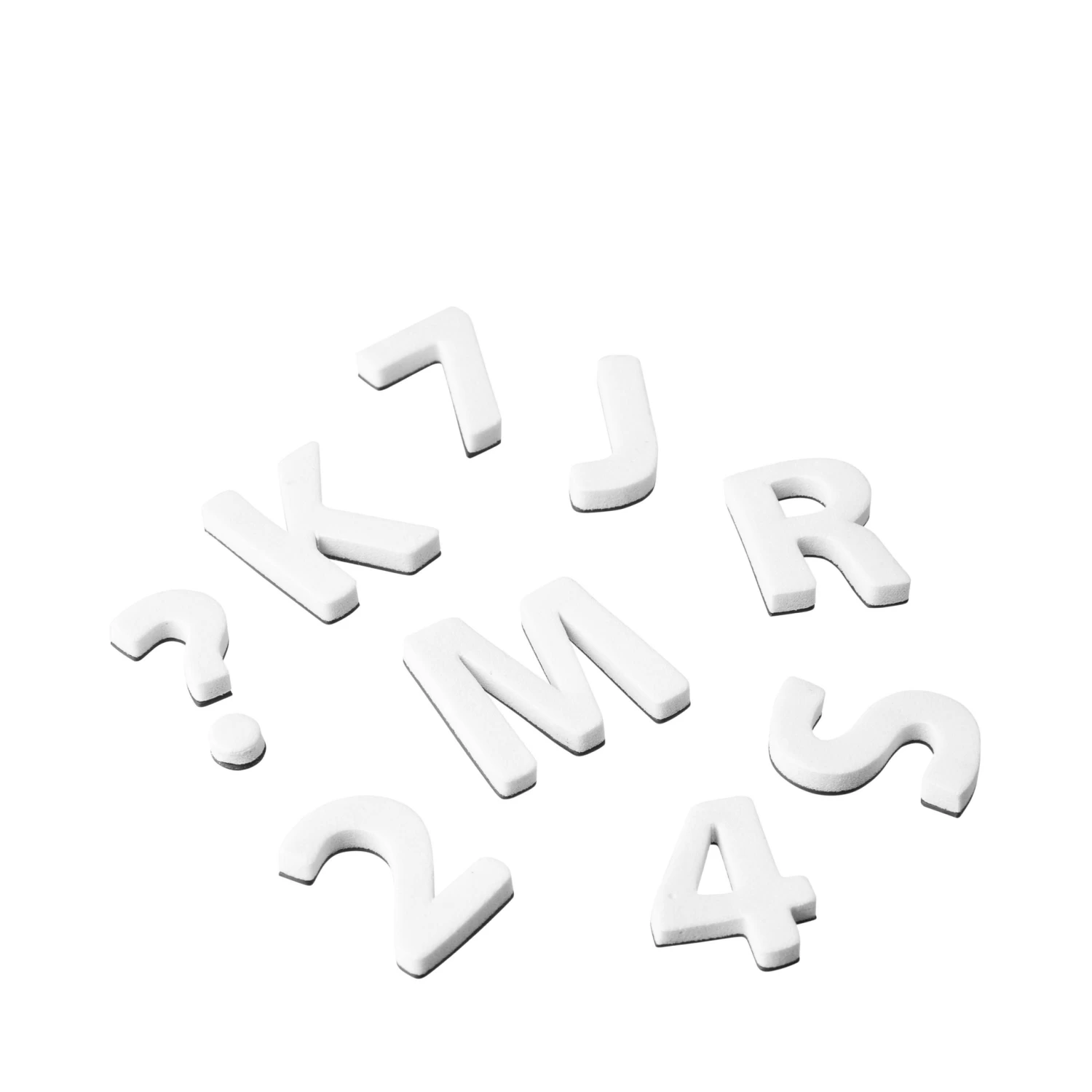 Magnetbuchstaben Weiß 3 Magnetbuchstaben Weiß