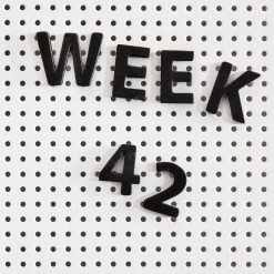 Magnetbuchstaben Schwarz