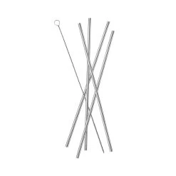 Trinkhalm Edelstahl 4er-Pack