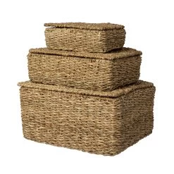 Korb Hoogla Mit Deckel Mittel -Heimtextilien Geschäft 374831 17291 3