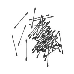 Baumwollstäbchen Schwarz -Heimtextilien Geschäft 375178 17858 3