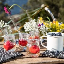 Strohhalm Glas 4er-Pack -Heimtextilien Geschäft 375179 16764 3