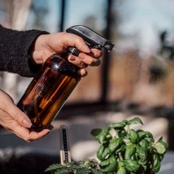 Sprühflasche Glas Braun -Heimtextilien Geschäft 375322 25197