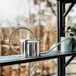 Gießkanne 0,9L Silber -Heimtextilien Geschäft 375512 33605