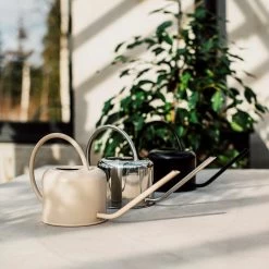 Gießkanne 0,9L Silber -Heimtextilien Geschäft 375512 33611